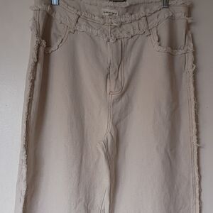 Wide Leg Jeans – Boutique Style – Size L – Like New